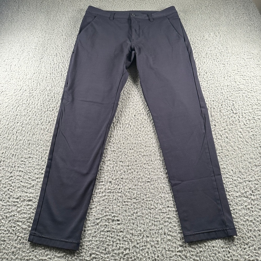 BYLT Premium Basics Men's‎ Blue Everyday Pant 2.0 Medium Stretch Travel Golf